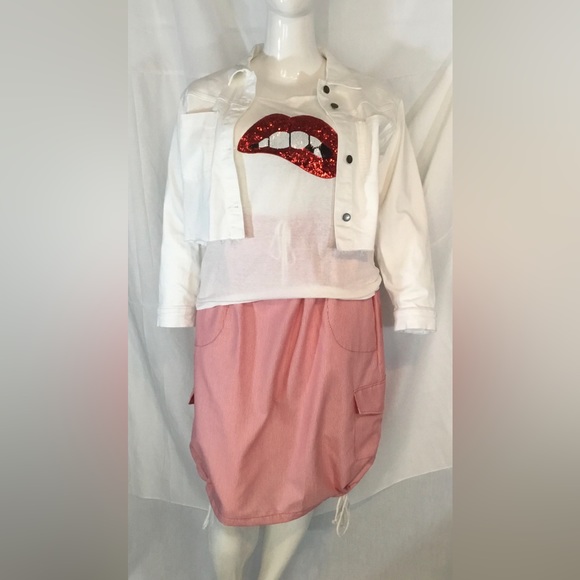 Plus size drawstring cargo skirt - Picture 6 of 6